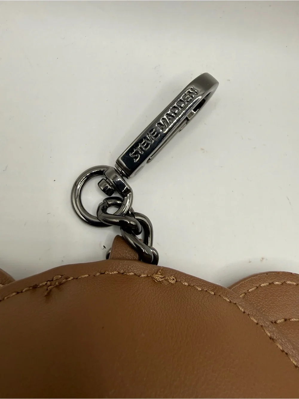 Steve Madden Tan Bear Keychain with Black Sunglasses for Handbags - Keys & more